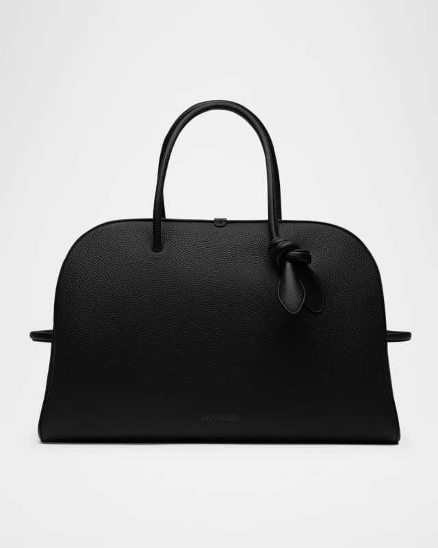 Le Grand Turismo Leather Top-Handle Bowling Bag
